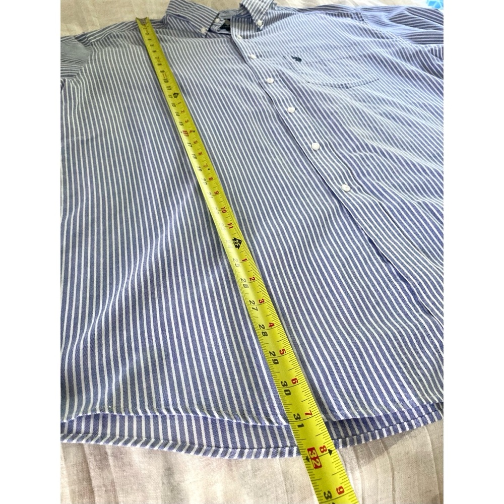Men’s U.S. Polo Association Wrinkle-Free Striped Button Down Dress Shirt - Picture 8 of 11